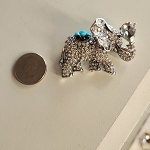 Vintage elephant brooch